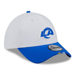 Los Angeles Rams New Era 2025 NFL Training Camp 39THIRTY Flex Hat White/Royal