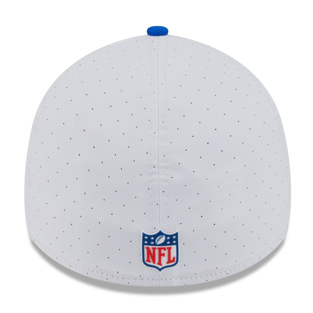 Los Angeles Rams New Era 2025 NFL Training Camp 39THIRTY Flex Hat White/Royal