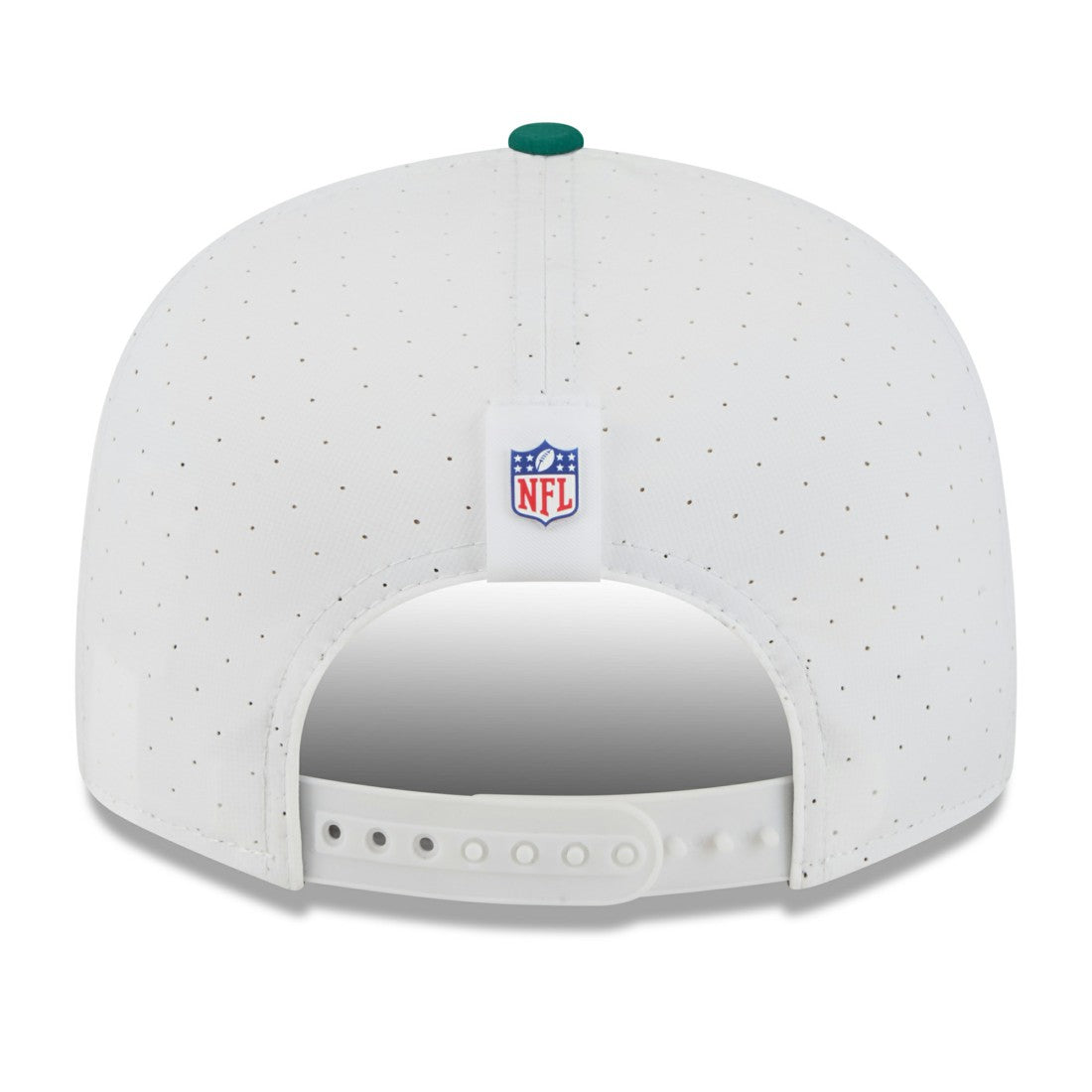 New York Jets New Era 2025 NFL Training Camp Split Panel 9FIFTY Snapback Hat White/Green