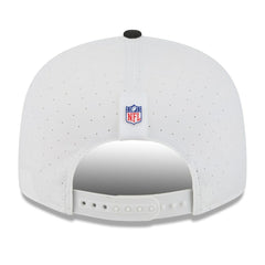 Pittsburgh Steelers New Era 2025 NFL Training Camp Split Panel 9FIFTY Snapback Hat White/Black