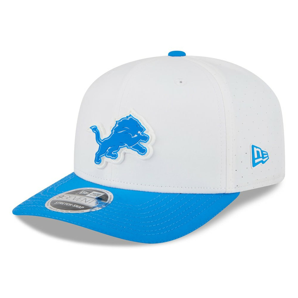 Detroit Lions New Era 2025 NFL Training Camp 9SEVENTY Adjustable Hat White/Blue