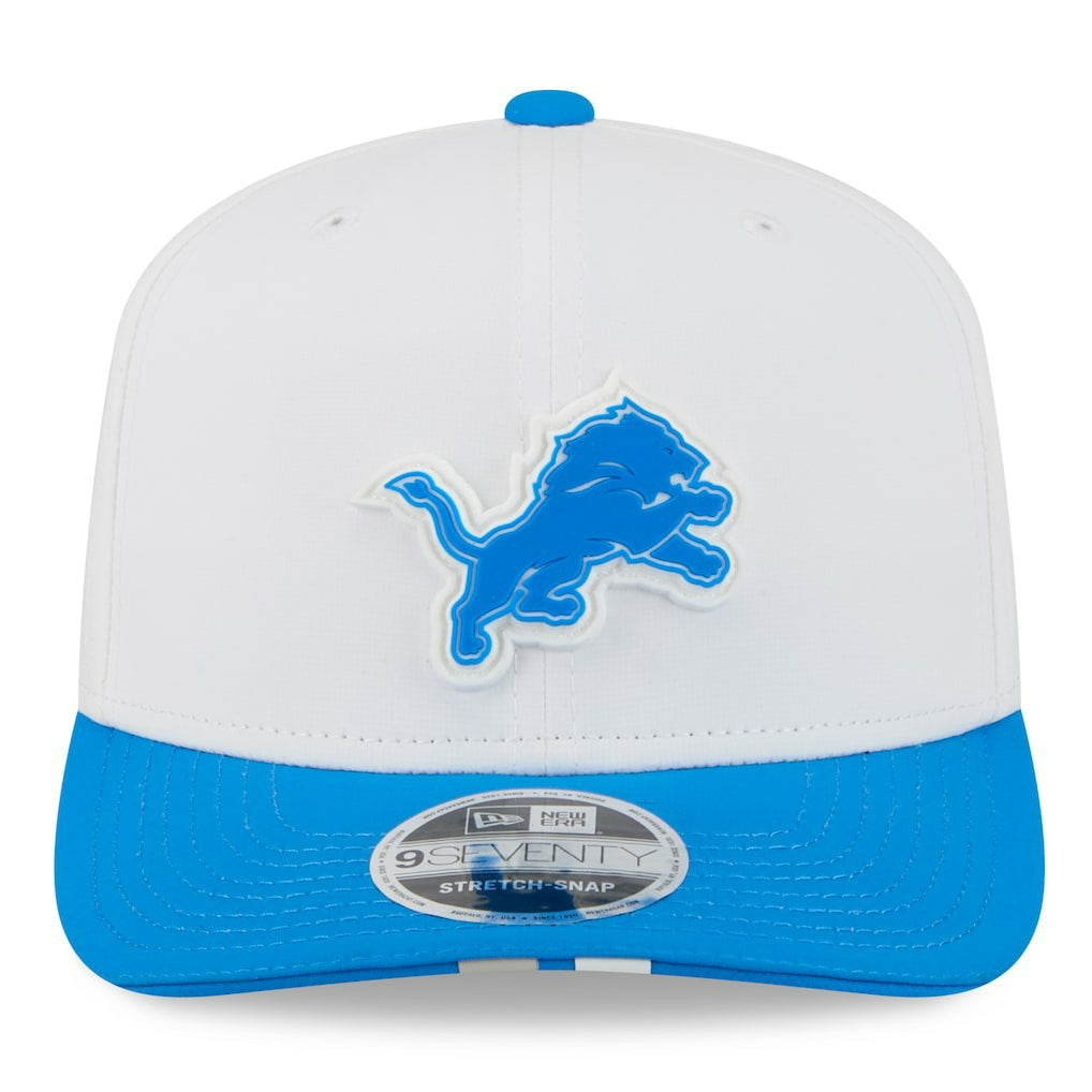 Detroit Lions New Era 2025 NFL Training Camp 9SEVENTY Adjustable Hat White/Blue