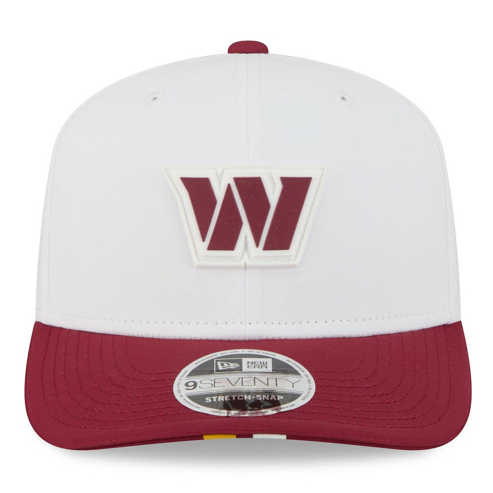 Washington Commanders New Era 2025 NFL Training Camp 9SEVENTY Adjustable Hat White/Burgundy