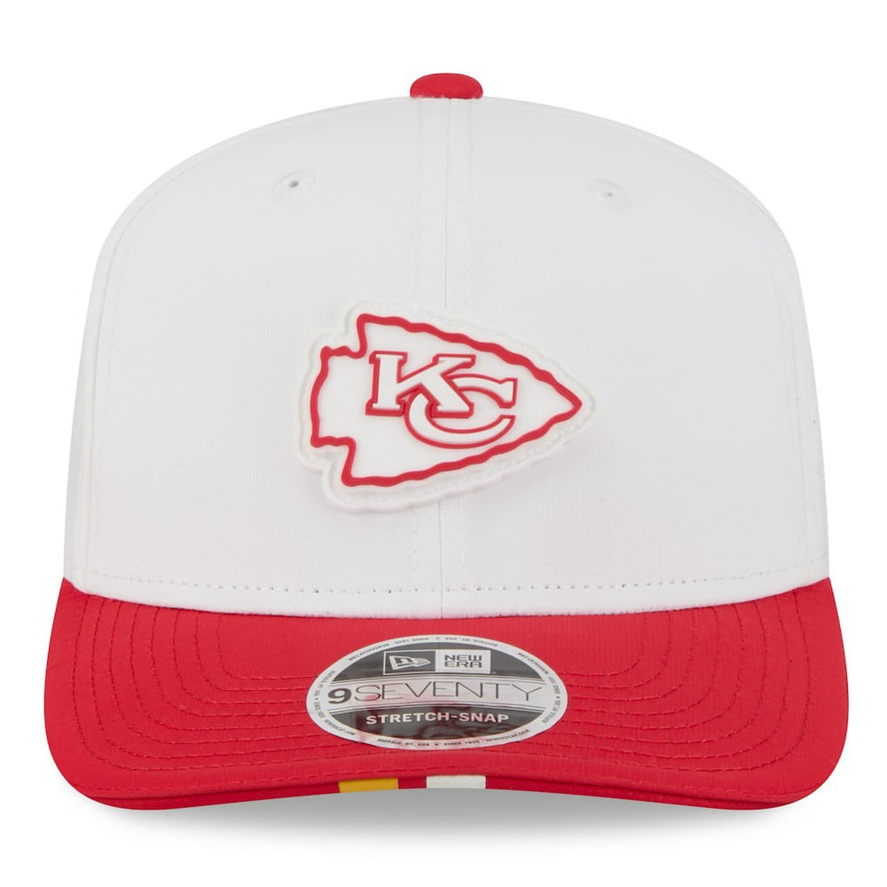 Kansas City Chiefs New Era 2025 NFL Training Camp 9SEVENTY Adjustable Hat White/Red