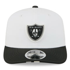 Las Vegas Raiders New Era 2025 NFL Training Camp 9SEVENTY Adjustable Hat White/Black
