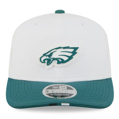 Philadelphia Eagles New Era 2025 NFL Training Camp 9SEVENTY Adjustable Hat White/Midnight Green