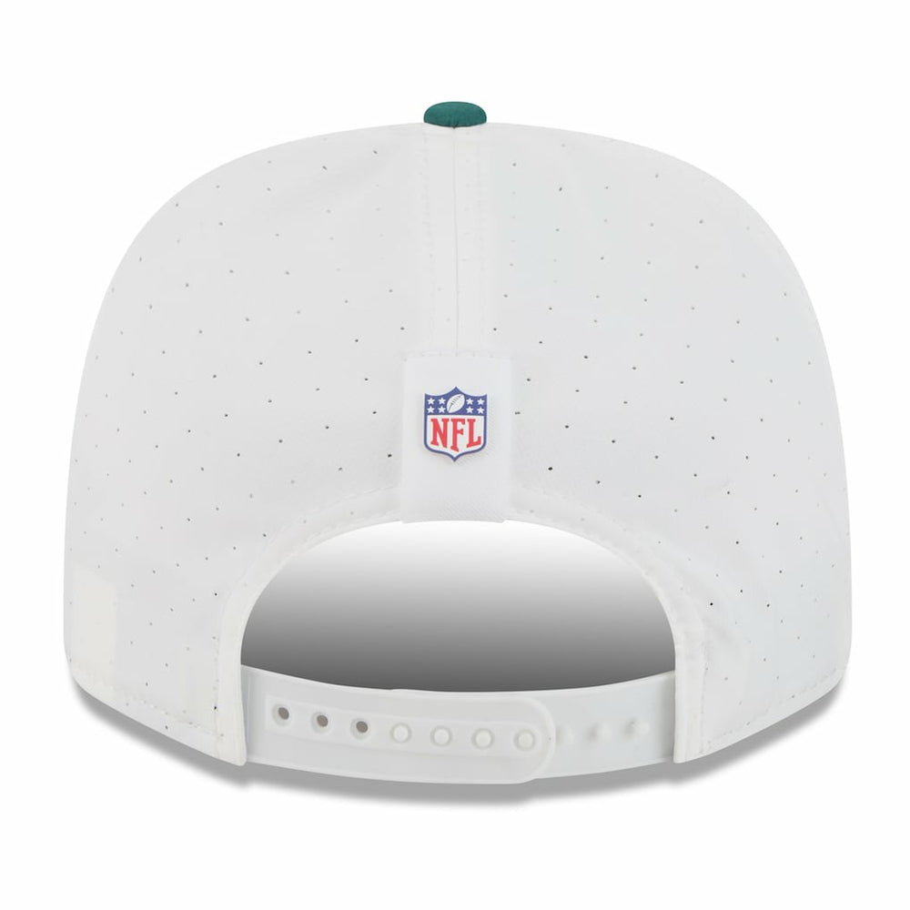 Philadelphia Eagles New Era 2025 NFL Training Camp 9SEVENTY Adjustable Hat White/Midnight Green