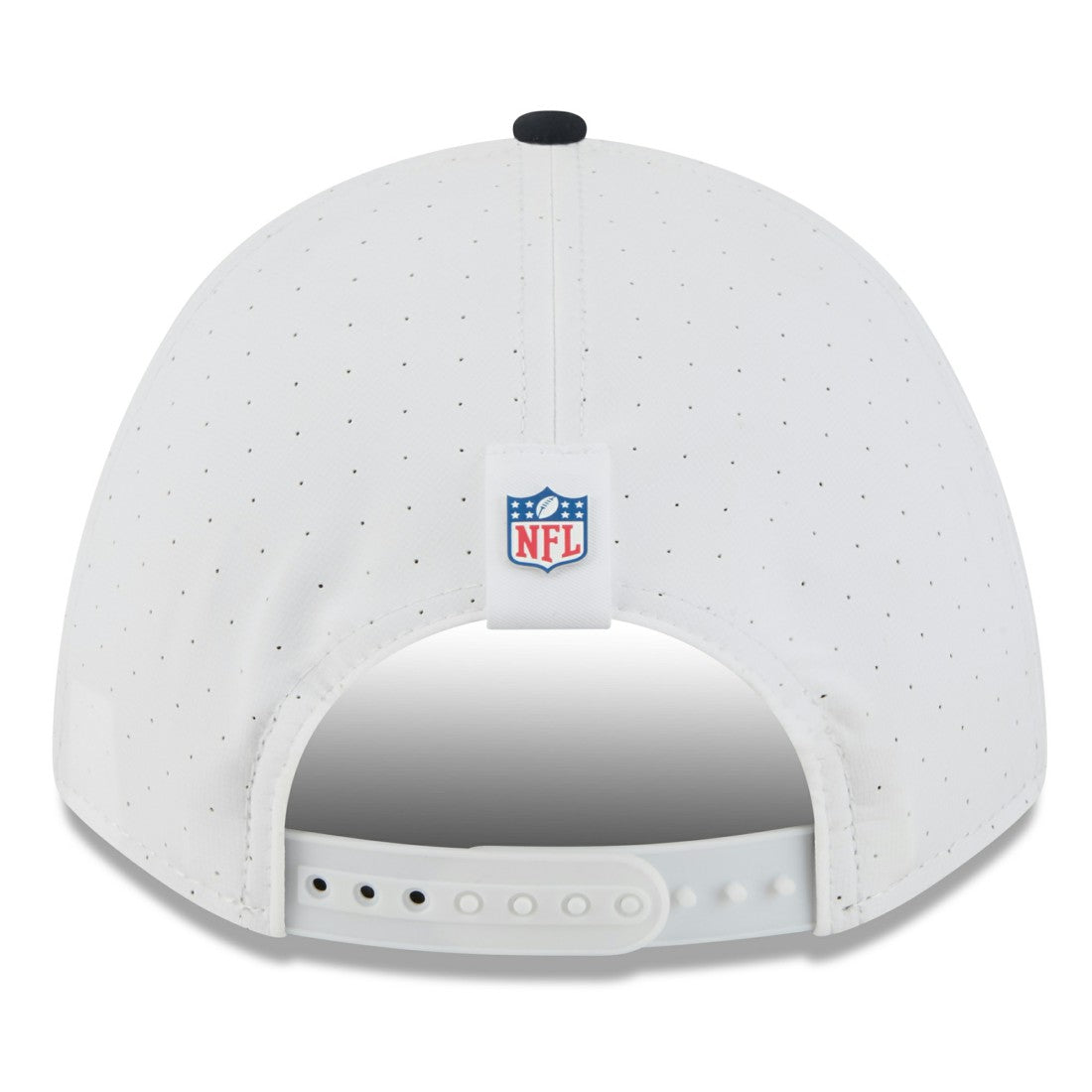 Houston Texans New Era 2025 NFL Training Camp A-Frame 9FORTY Adjustable Hat White/Navy