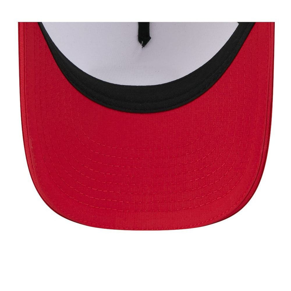 San Francisco 49ers New Era 2025 NFL Training Camp A-Frame 9FORTY Adjustable Hat White/Scarlet
