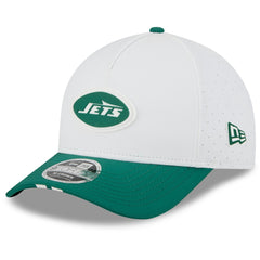 New York Jets New Era 2025 NFL Training Camp A-Frame 9FORTY Adjustable Hat White/Green