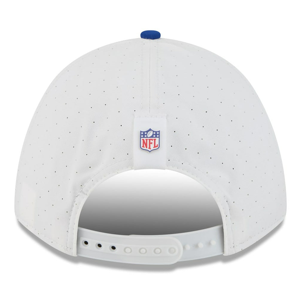 New York Giants New Era 2025 NFL Training Camp A-Frame 9FORTY Adjustable Hat White/Royal