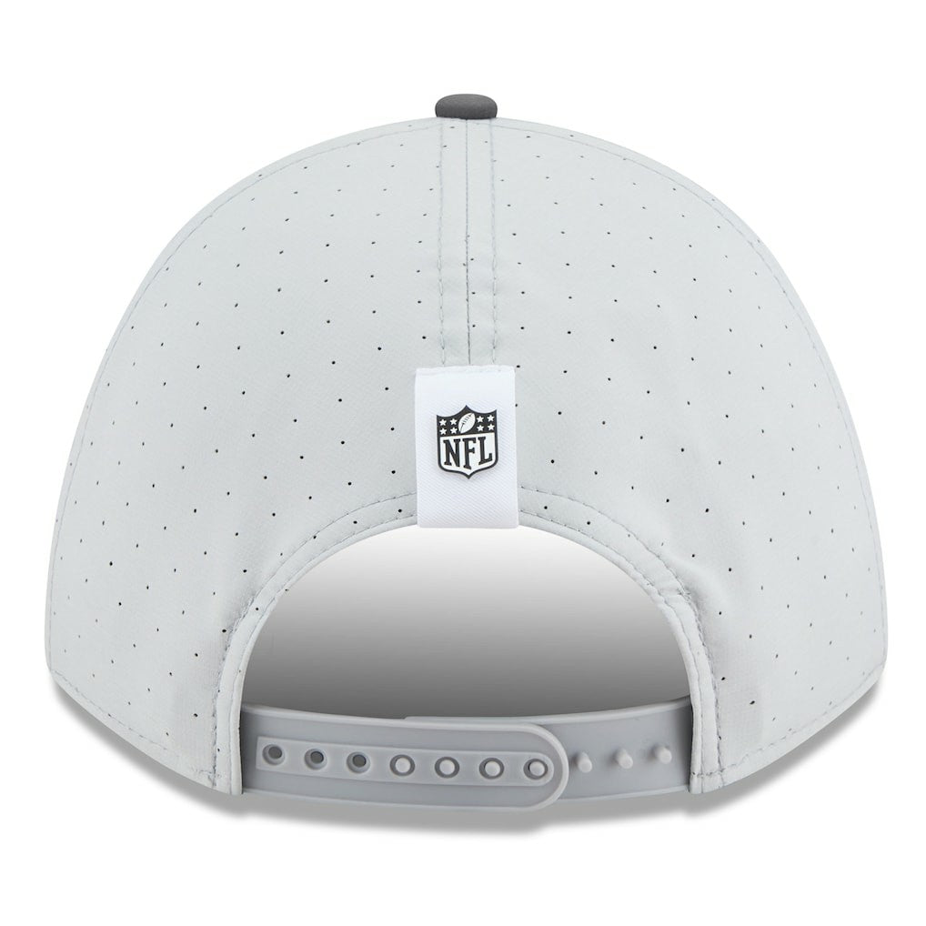 Jacksonville Jaguars New Era 2025 NFL Training Camp A-Frame 9FORTY Adjustable Hat Gray/Graphite