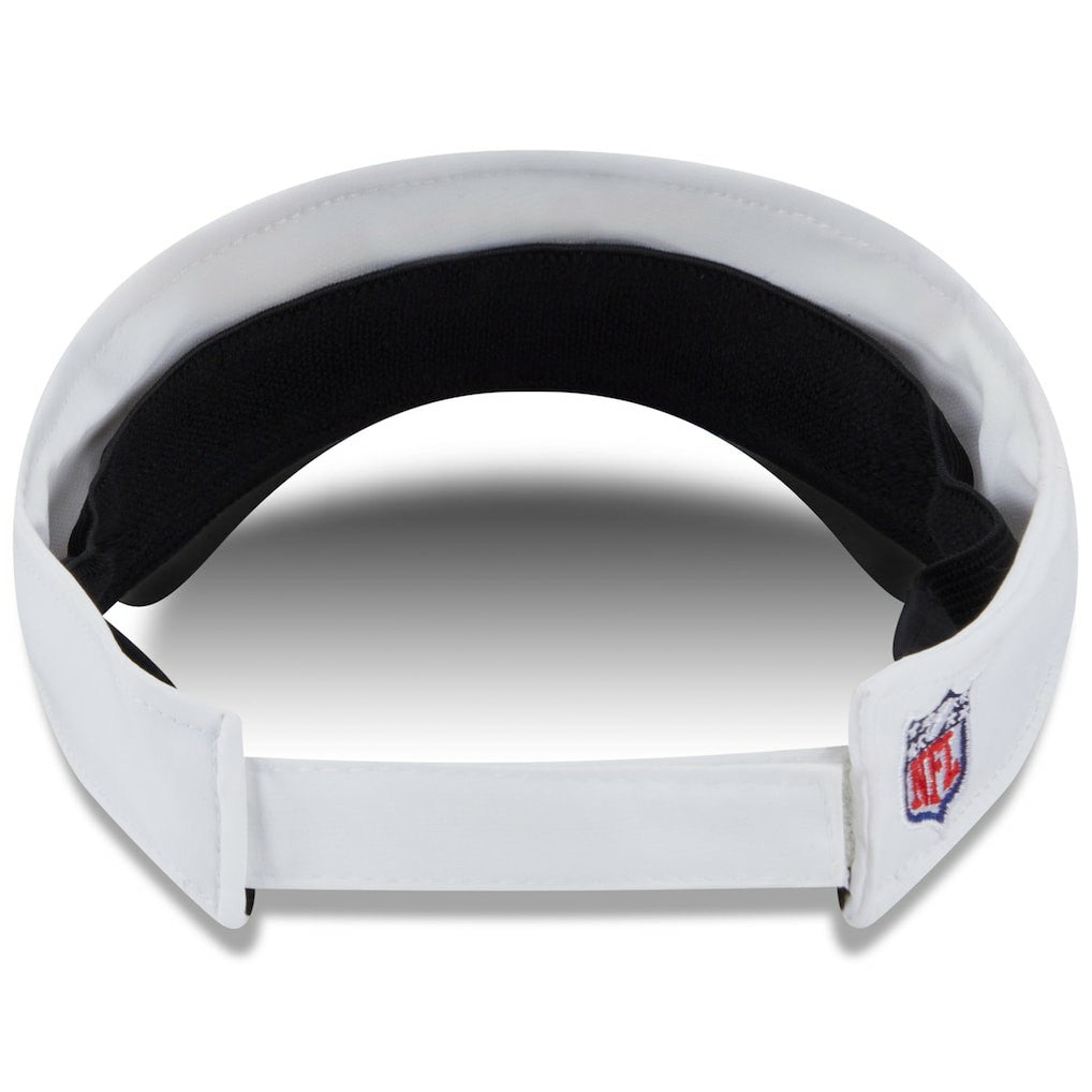 Las Vegas Raiders New Era 2025 NFL Training Camp Adjustable Visor White/Black