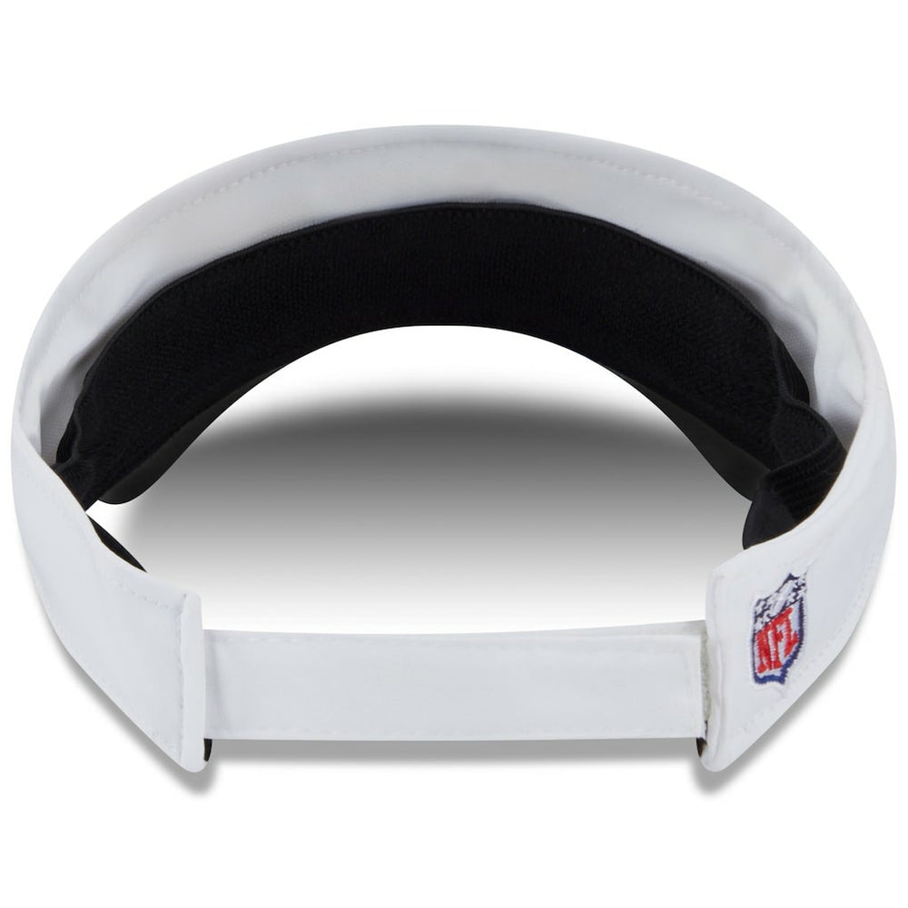 Las Vegas Raiders New Era 2025 NFL Training Camp Adjustable Visor White/Black