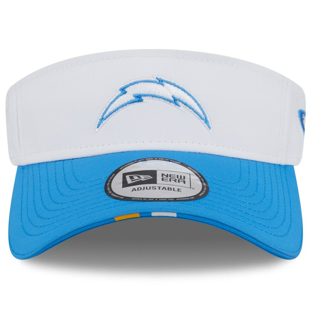 Los Angeles Chargers New Era 2025 NFL Training Camp Adjustable Visor White/Powder Blue