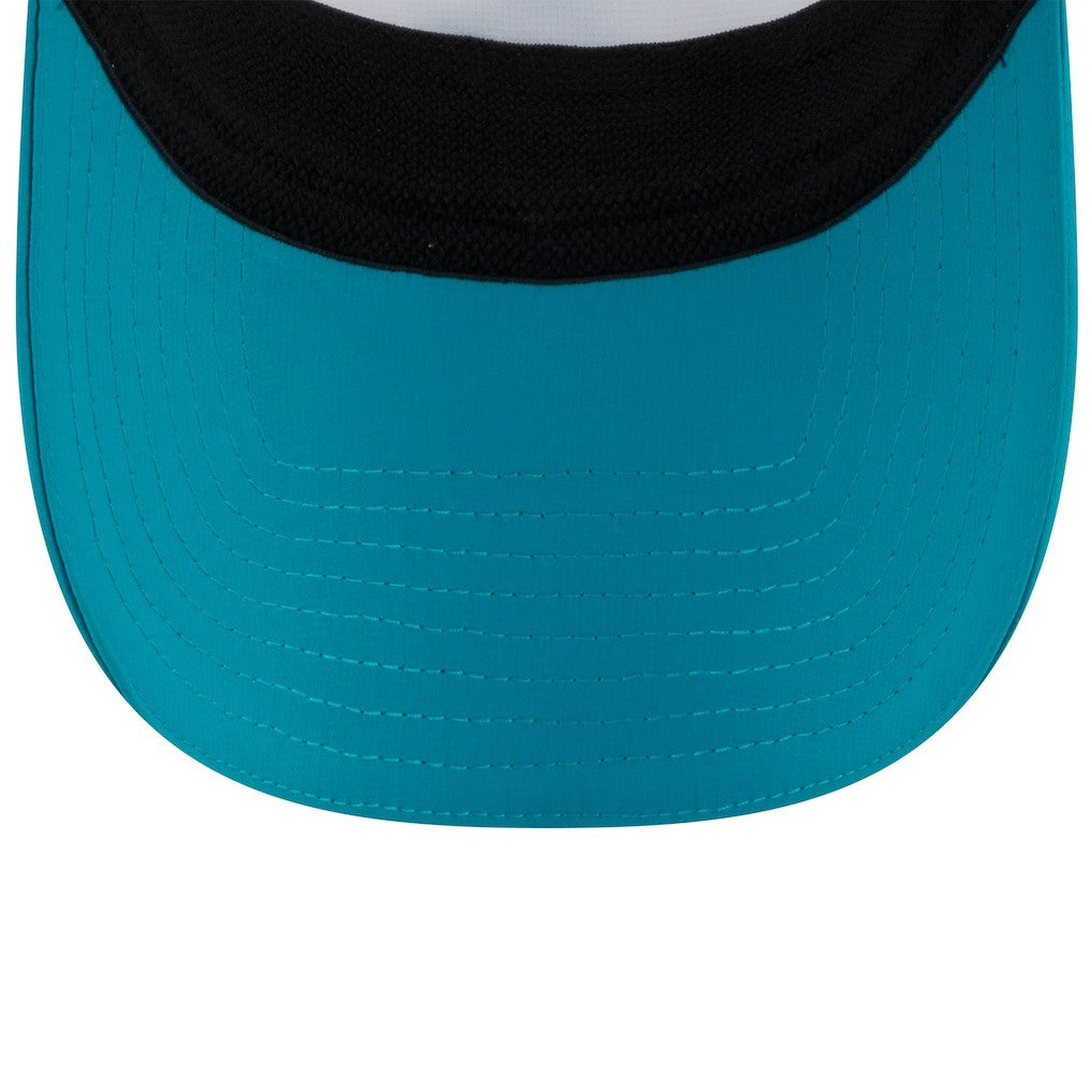 Miami Dolphins New Era 2025 NFL Training Camp Adjustable Visor White/Aqua