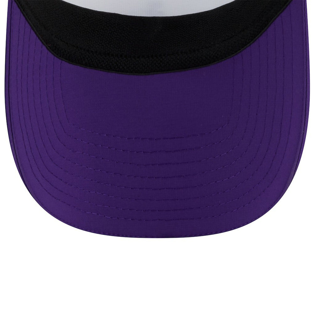 Minnesota Vikings New Era 2025 NFL Training Camp Adjustable Visor White/Purple