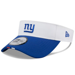 New York Giants New Era 2025 NFL Training Camp Adjustable Visor White/Royal