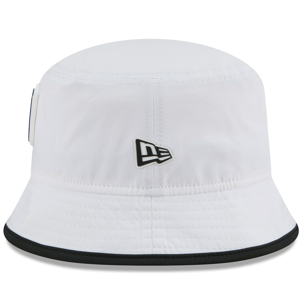 Las Vegas Raiders New Era 2025 NFL Training Camp Stretch Bucket Hat White
