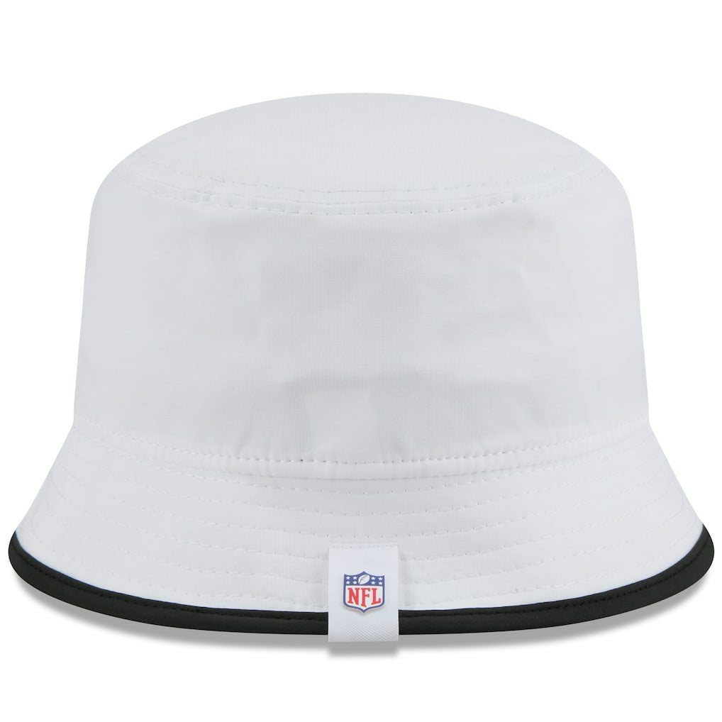 Las Vegas Raiders New Era 2025 NFL Training Camp Stretch Bucket Hat White