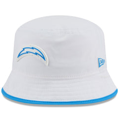 Los Angeles Chargers New Era 2025 NFL Training Camp Stretch Bucket Hat White