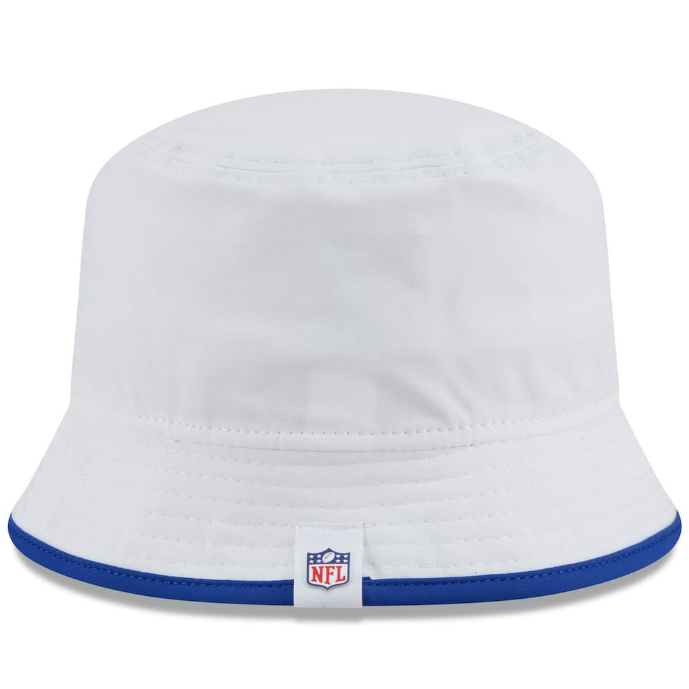 Los Angeles Rams New Era 2025 NFL Training Camp Stretch Bucket Hat White
