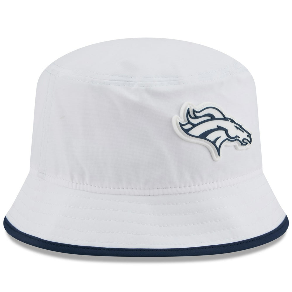 Denver Broncos New Era 2025 NFL Training Camp Stretch Bucket Hat White