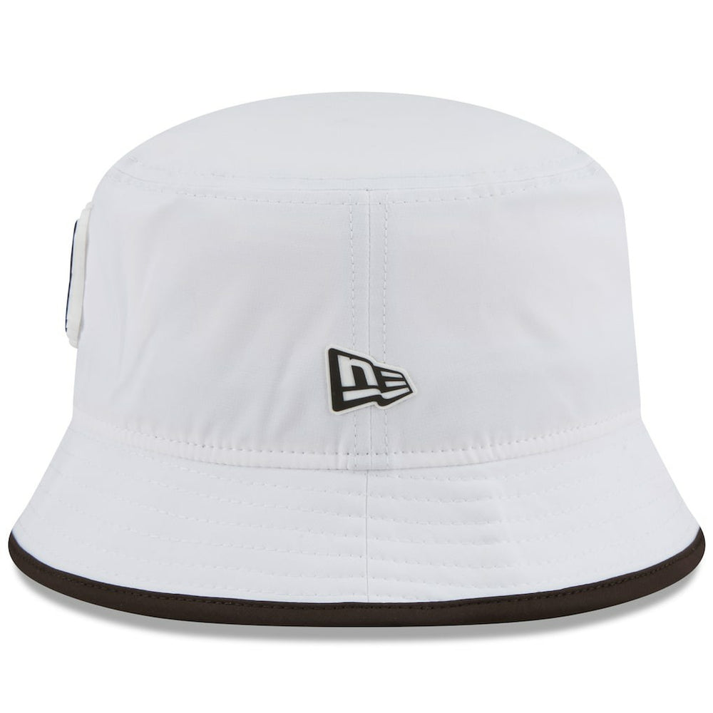 Cleveland Browns New Era 2025 NFL Training Camp Stretch Bucket Hat White