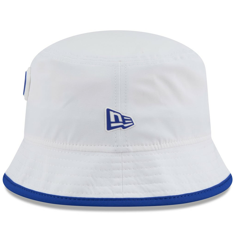 Buffalo Bills New Era 2025 NFL Training Camp Stretch Bucket Hat White