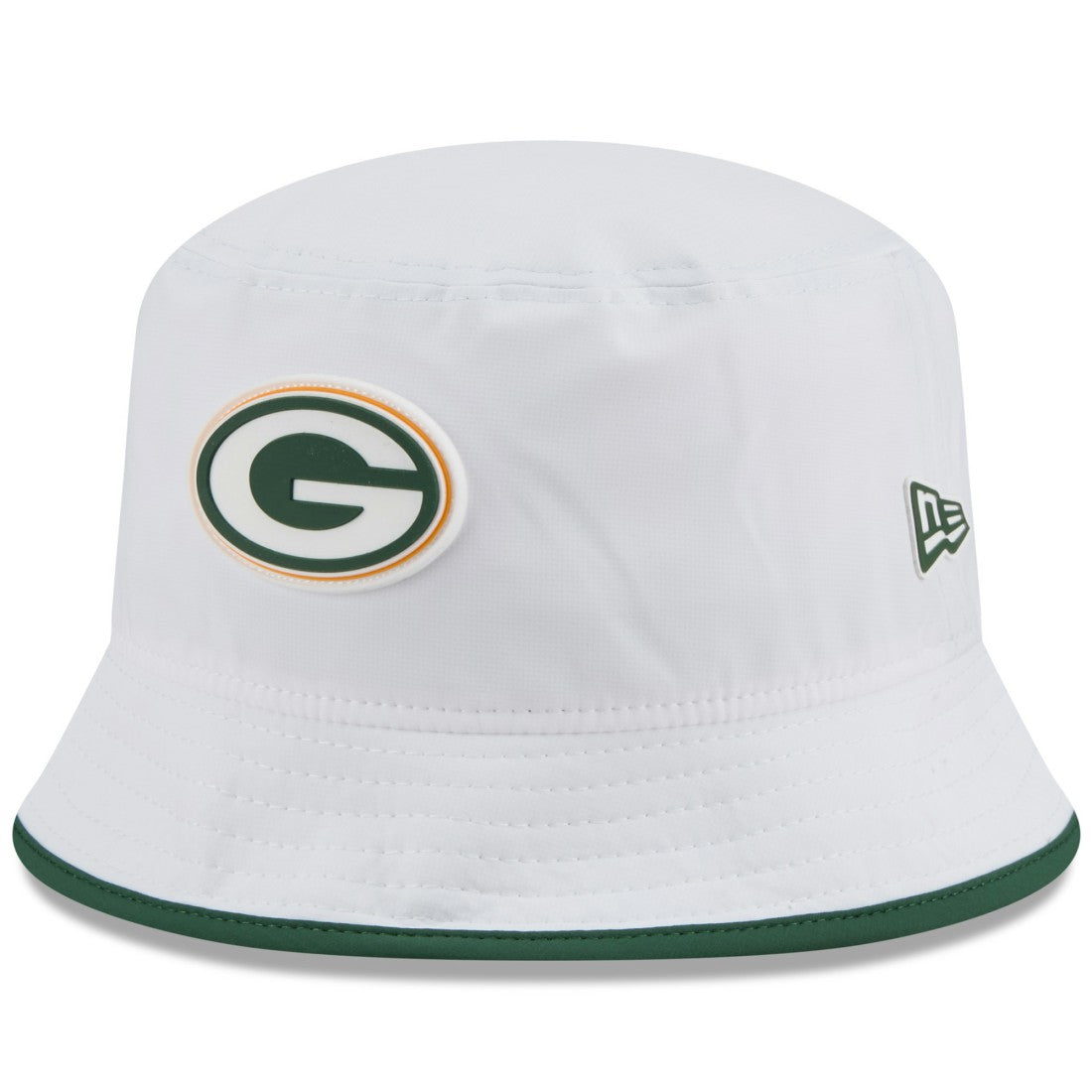 Green Bay Packers New Era 2025 NFL Training Camp Stretch Bucket Hat White