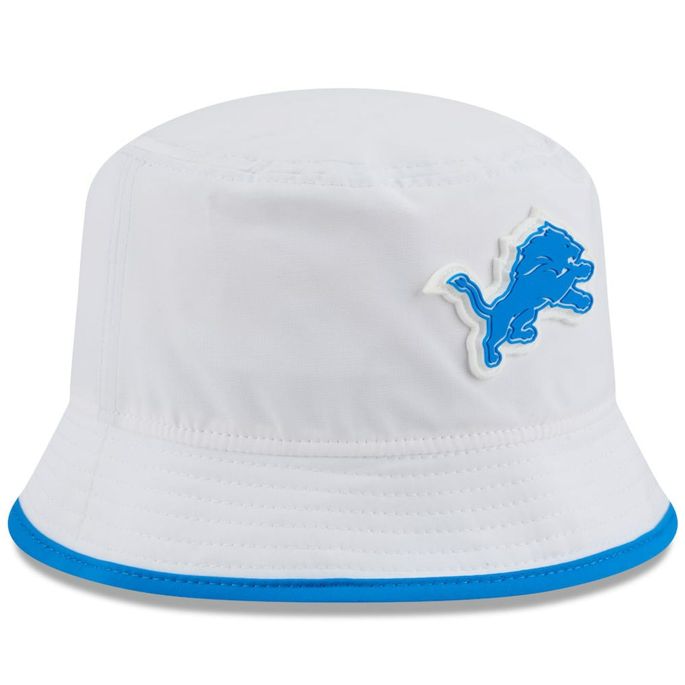 Detroit Lions New Era 2025 NFL Training Camp Stretch Bucket Hat White