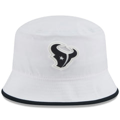 Houston Texans New Era 2025 NFL Training Camp Stretch Bucket Hat White