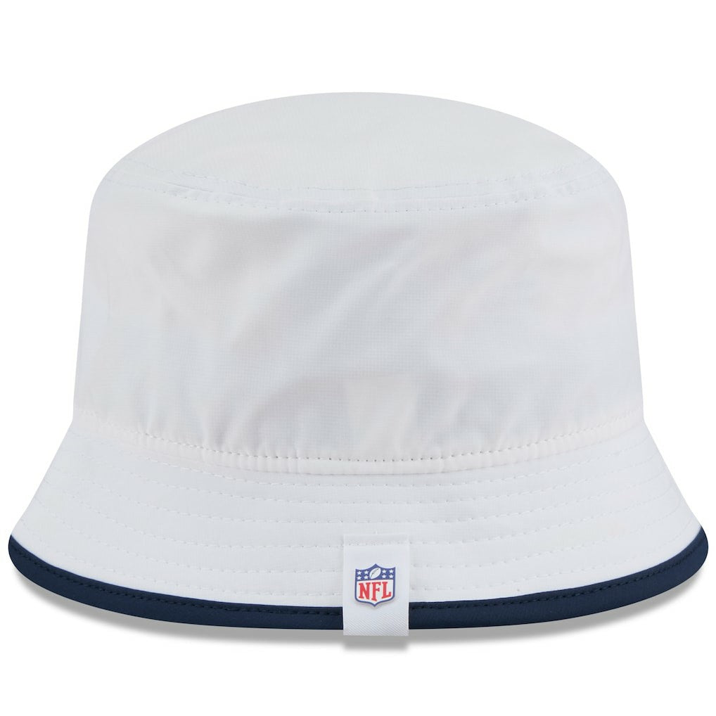 Seattle Seahawks New Era 2025 NFL Training Camp Stretch Bucket Hat White
