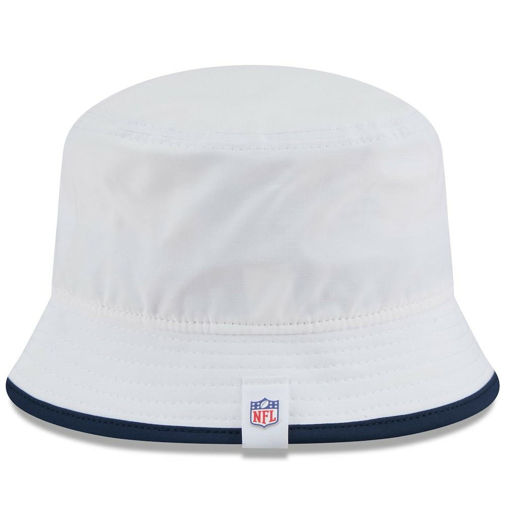 Seattle Seahawks New Era 2025 NFL Training Camp Stretch Bucket Hat White