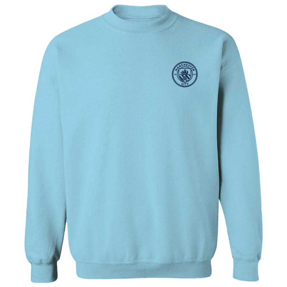 Manchester City Vive La Fete Women's Impressions Artwork Pullover Sweatshirt Sky Blue shop