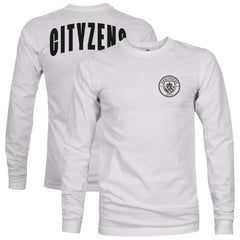 Manchester City 1863FC Back Team Arch Long Sleeve T-Shirt Gray sale