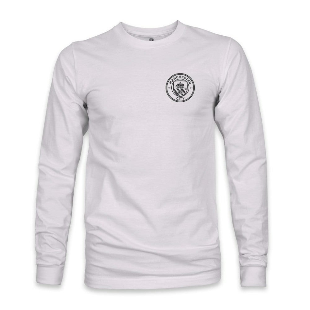 Manchester City 1863FC Back Team Arch Long Sleeve T-Shirt Gray sale