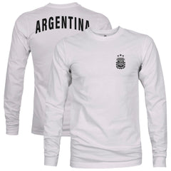 Argentina National Team 1863FC Back Team Arch Long Sleeve T-Shirt Gray shop