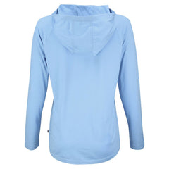 Chicago Cubs Cutter & Buck Women's Coastline Epic Comfort Eco Recycled Long Sleeve Hoodie T-Shirt - Powder Blue Hoodies
