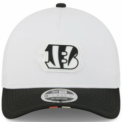Cincinnati Bengals New Era Preschool 2025 NFL Training Camp A-Frame 9FORTY Adjustable Hat White/Black