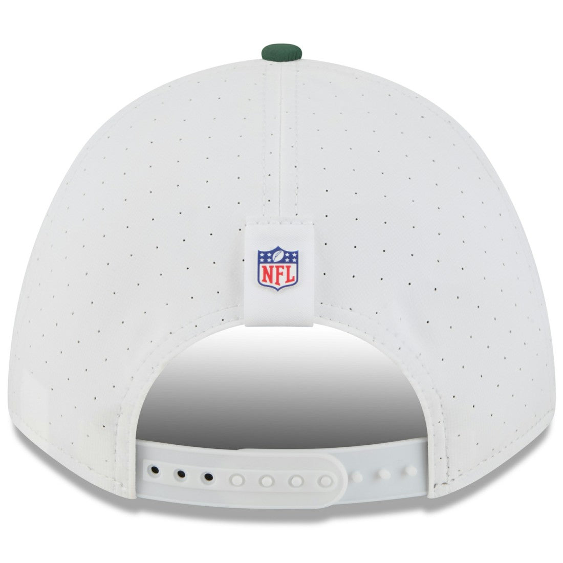 Green Bay Packers New Era Youth 2025 NFL Training Camp A-Frame 9FORTY Adjustable Hat White/Green