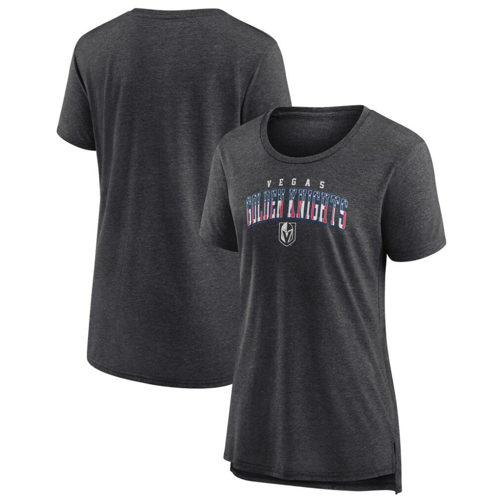NHL Vegas Golden Knights Women's Proud Tri-Blend T-Shirt - Gray