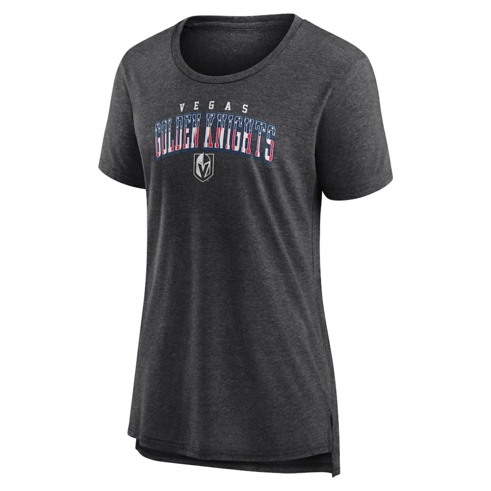NHL Vegas Golden Knights Women's Proud Tri-Blend T-Shirt - Gray