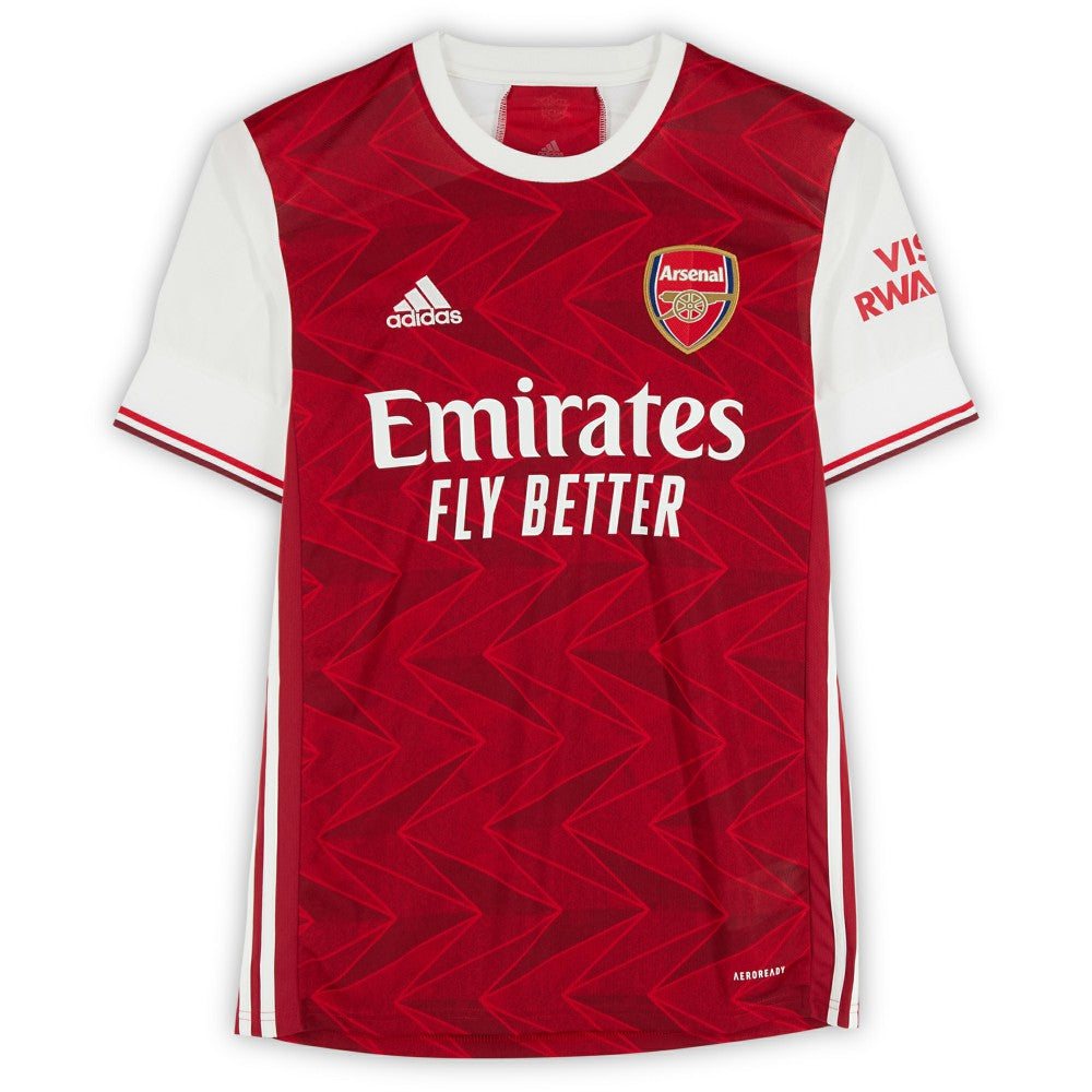 Dennis Bergkamp Arsenal Autographed 2020-21 Red Home Jersey BAS