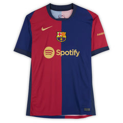 Patrick Kluivert Barcelona Autographed 2024-25 Red/Blue Home Jersey BAS