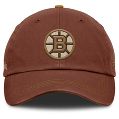 NHL Boston Bruins Fanatics Fall Leaves Timber Adjustable Hat - Brown