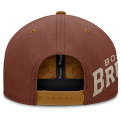 NHL Boston Bruins Fanatics Fall Leaves Acreage Snapback Hat - Brown