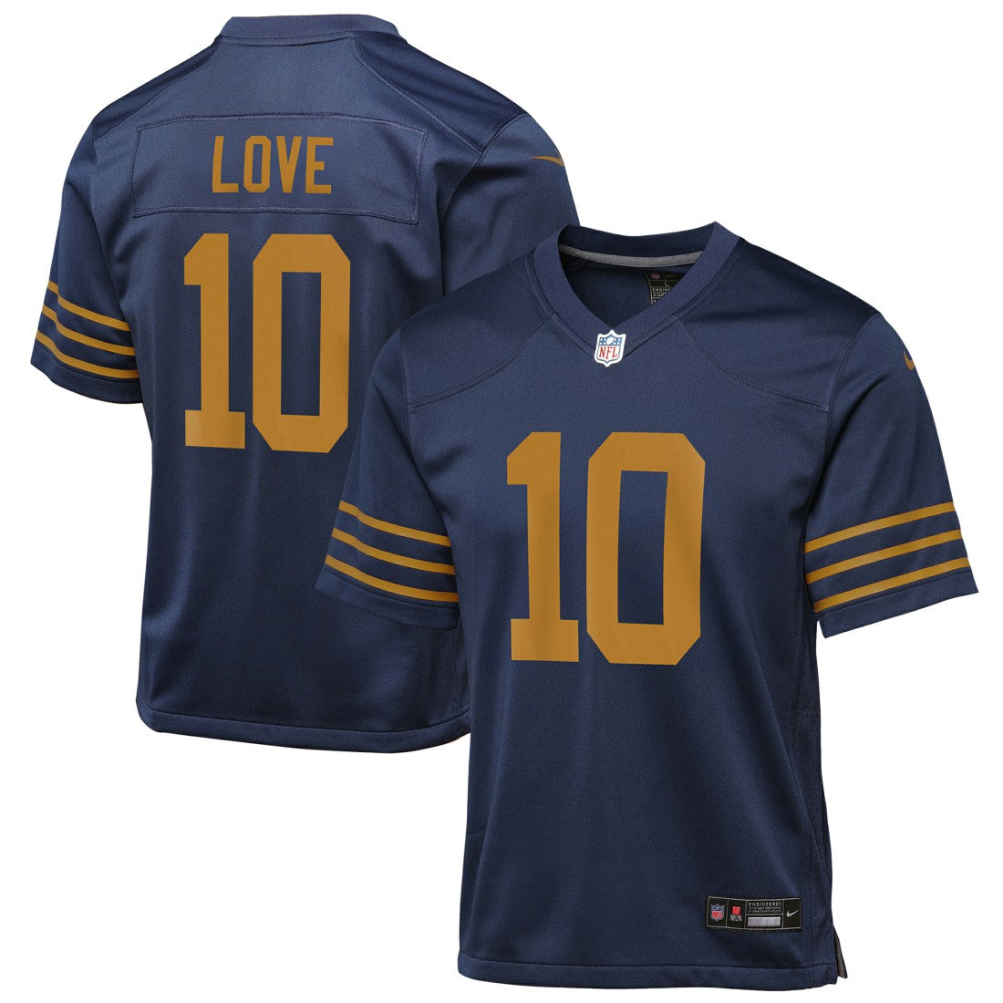 Jordan Love Green Bay Packers Youth The 1923 Classic Game Jersey Navy