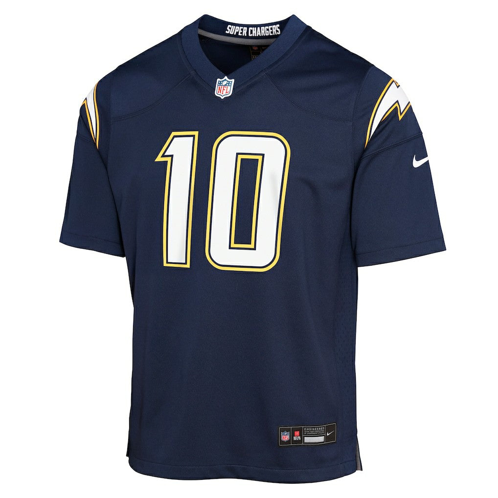 Justin Herbert Los Angeles Chargers Youth Alternate Super Chargers Game Player Jersey Navy