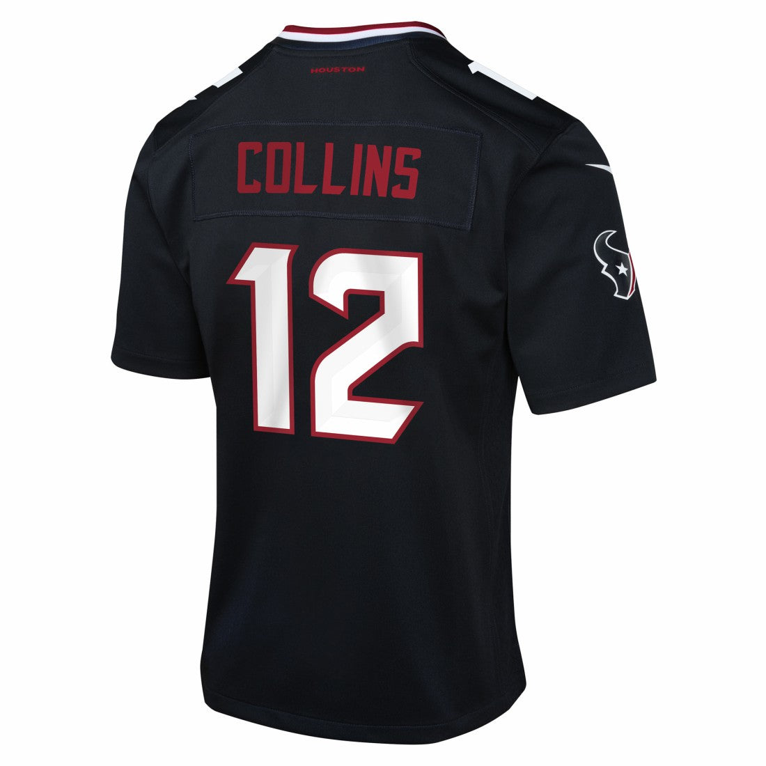 Nico Collins Houston Texans Youth Team Game Jersey Navy